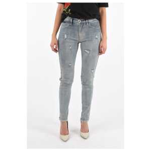 Philipp Plein vintage effect BY THE ROAD High Waist Jegging