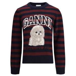 Ganni Poodle striped Sweater