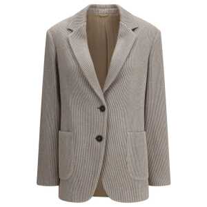 Brunello Cucinelli Ribbed deisgn lurex Jacket