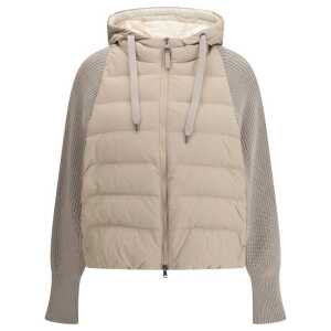 Brunello Cucinelli Wool sleeved Down Jacket