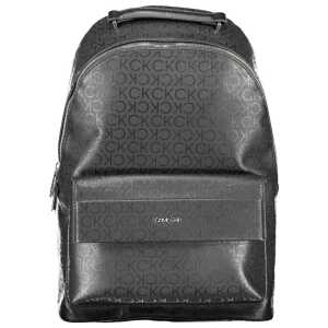 Calvin Klein Black Polyester Men Backpack