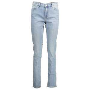 Gant Light Blue Cotton Women Jeans