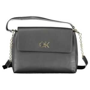 Calvin Klein Black Polyester Women Handbag