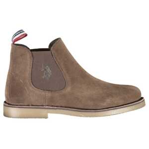 U.S. POLO ASSN. Brown Leather Men Boot