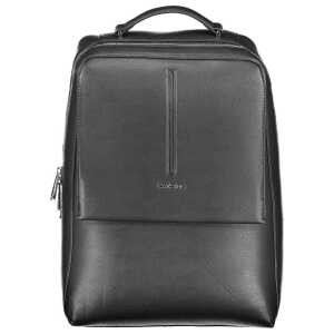 Calvin Klein Black Polyester Men Backpack