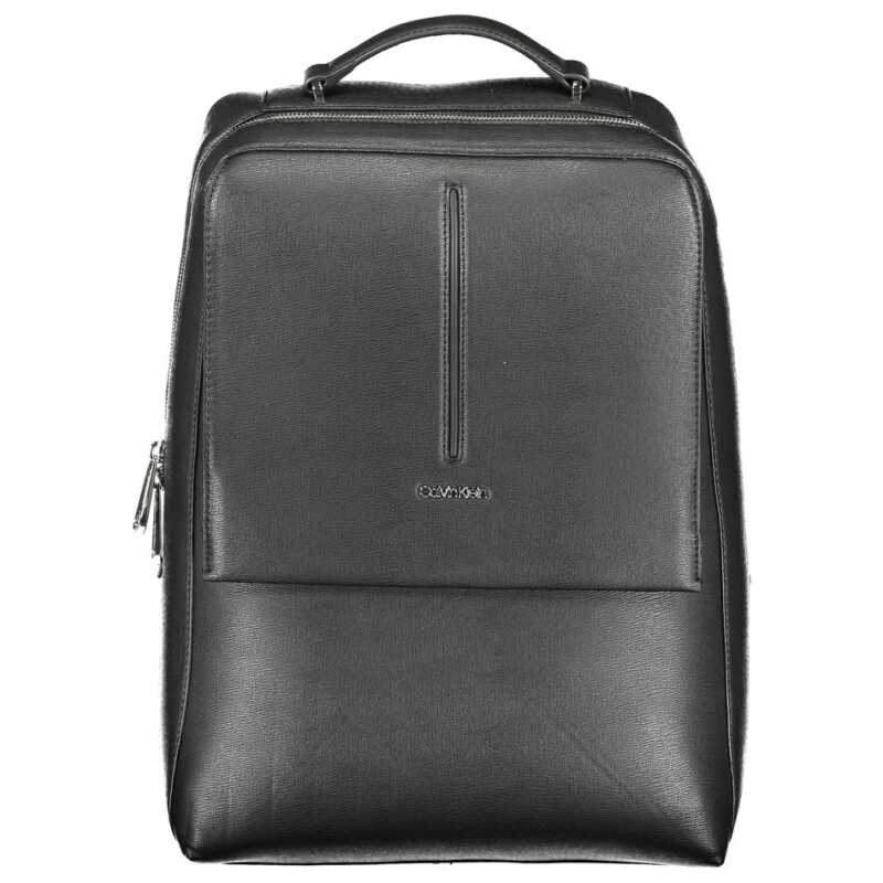 Calvin Klein Black Polyester Men Backpack, theFeinheit