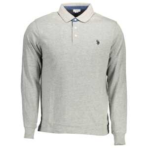 U.S. POLO ASSN. Brown Cotton Men Polo Shirt