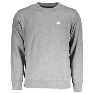 La Martina Gray Cotton Men Sweater