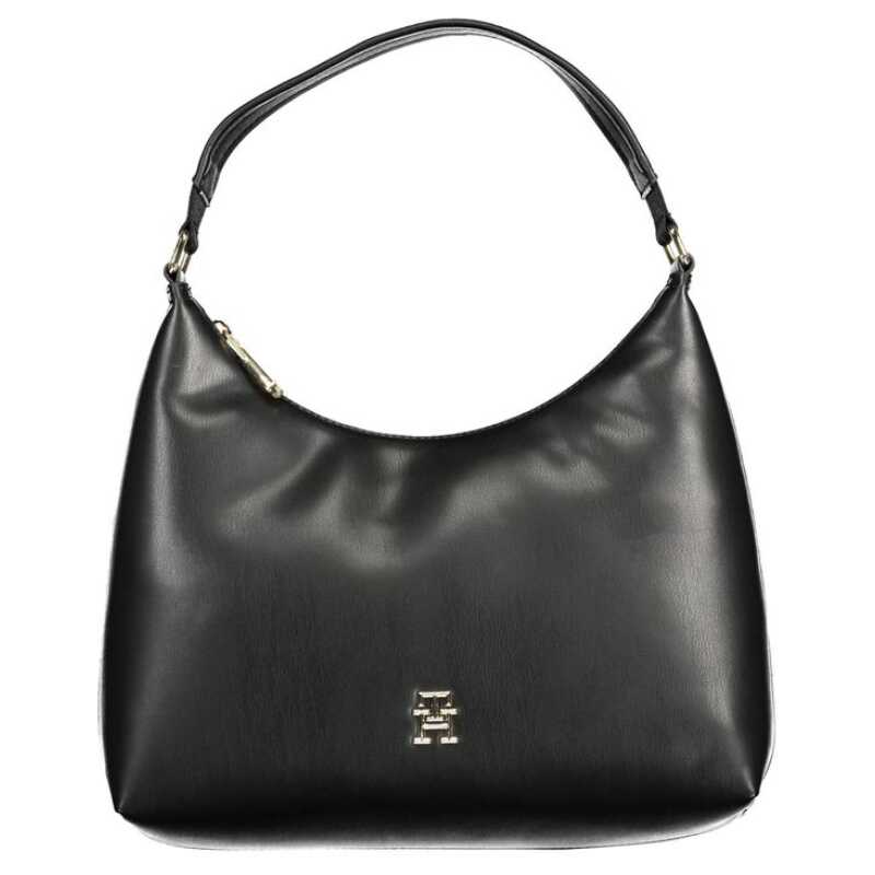 Tommy Hilfiger Black Polyethylene Women Handbag, theFeinheit
