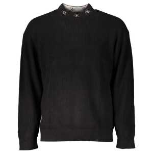 Calvin Klein Black Cotton Men Sweater