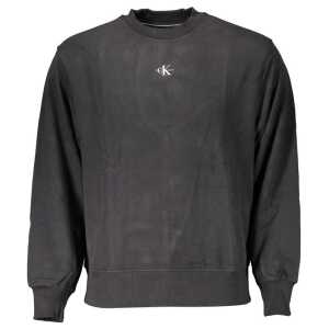 Calvin Klein Black Cotton Men Sweater