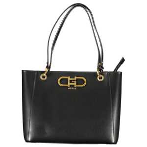 Guess Jeans Black Polyethylene Handbag