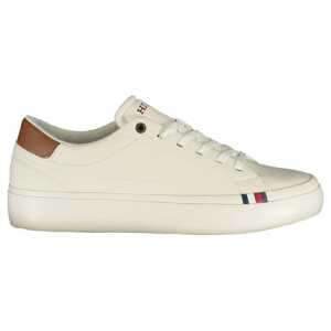 Tommy Hilfiger White Polyethylene Men Sneaker