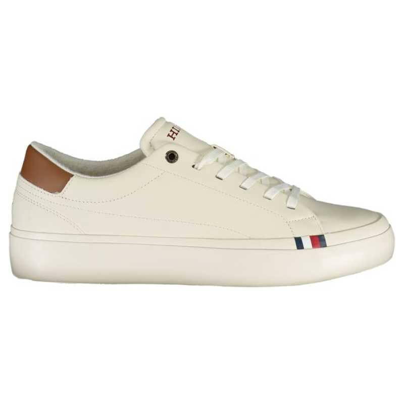 Tommy Hilfiger White Polyethylene Men Sneaker, theFeinheit