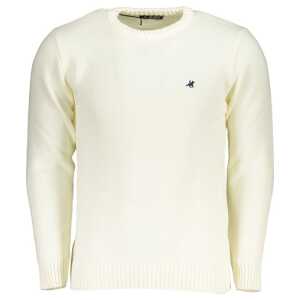 U.S. Grand Polo White Fabric Sweater