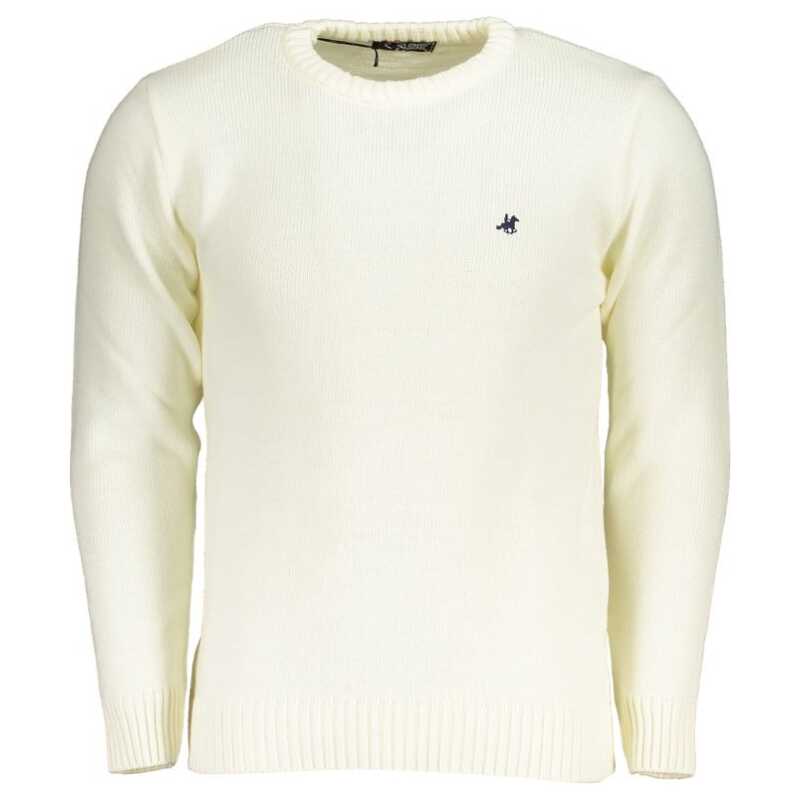 U.S. Grand Polo White Fabric Sweater, theFeinheit
