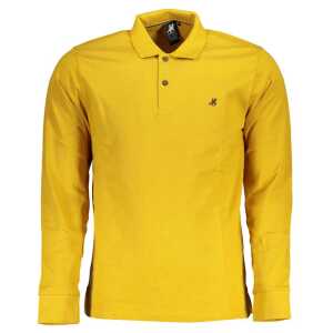 U.S. Grand Polo Classic Yellow Cotton Polo with Embroidery