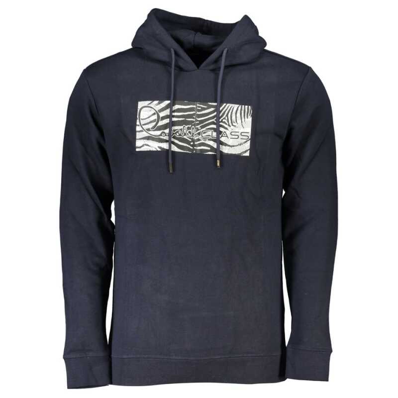 Cavalli Class Blue Cotton Men Sweater, theFeinheit