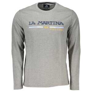 La Martina Brown Cotton Men T-Shirt