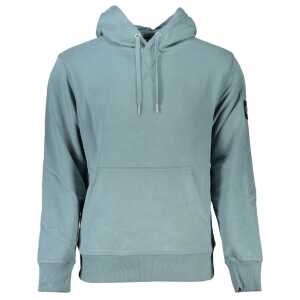 Calvin Klein Chic Green Hooded Cotton Sweatshirt