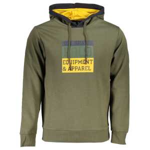 U.S. Grand Polo Elegant Fleece Hooded Sweater with Contrast Details