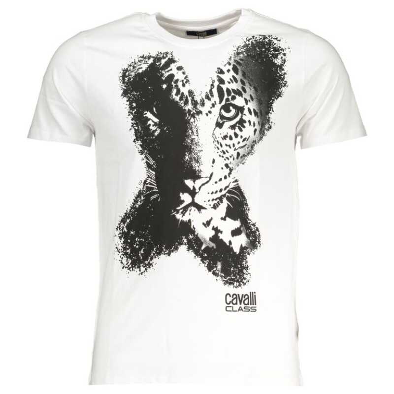 Cavalli Class White Cotton T-Shirt, theFeinheit