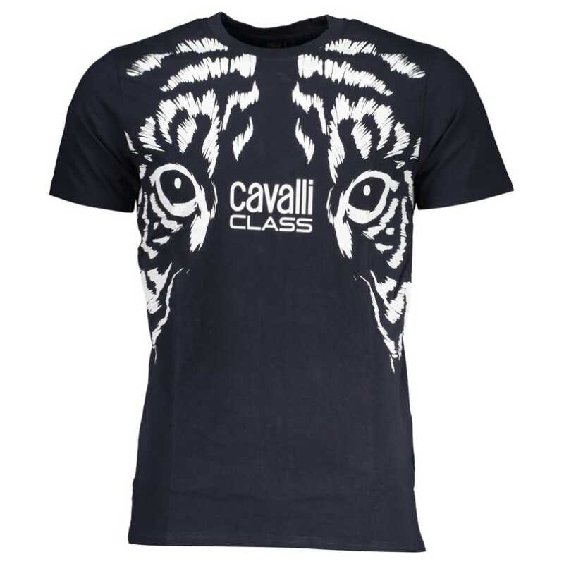 Cavalli Class Blue Cotton T-Shirt, theFeinheit