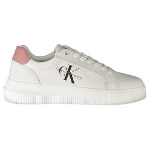 Calvin Klein White Polyester Sneaker