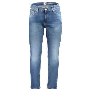 Tommy Hilfiger Blue Cotton Jeans & Pant