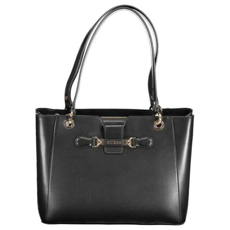Guess Jeans Black Polyethylene Handbag, theFeinheit