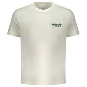 Wrangler White Cotton T-Shirt
