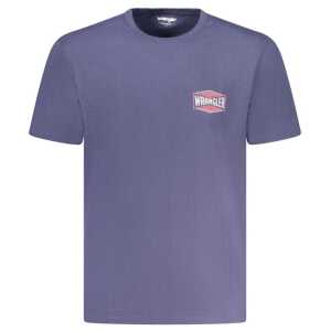 Wrangler Blue Cotton T-Shirt