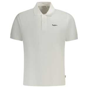 Pepe Jeans White Cotton Polo Shirt