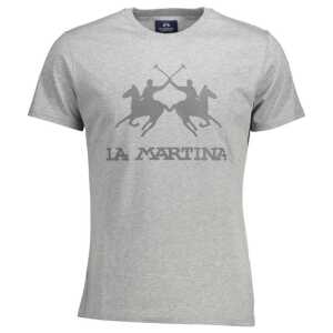 La Martina Brown Cotton Men T-Shirt