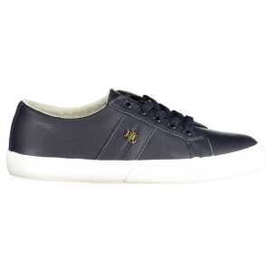 Ralph Lauren Blue Leather Women Sneaker