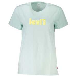 Levi's Blue Cotton Women T-Shirt