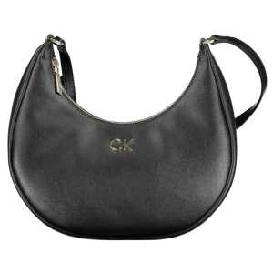 Calvin Klein Black Recycled Polyester Women Handbag