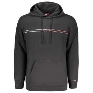Tommy Hilfiger Black Cotton Men Sweater