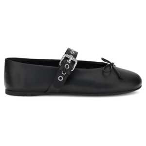Miu Miu Leather Ballerinas