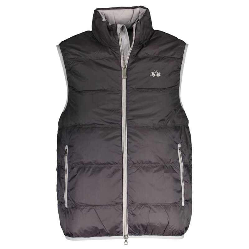La Martina Black Polyamide Men Jacket, theFeinheit