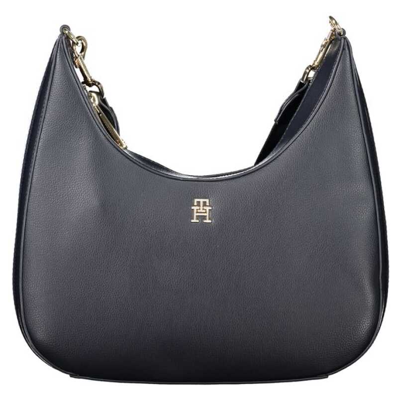 Tommy Hilfiger Blue Polyester Handbag, theFeinheit