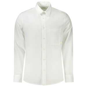 Calvin Klein White Cotton Men Shirt