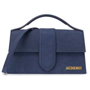 Jacquemus Le Grand Bambino Blue Suede Bag