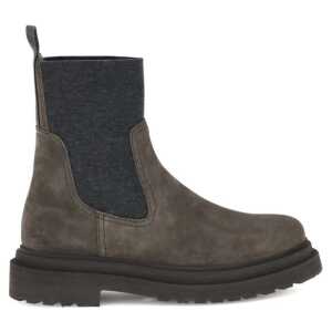 Brunello Cucinelli Suede Ankle Boots