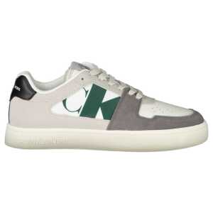 Calvin Klein White Polyester Men Sneaker