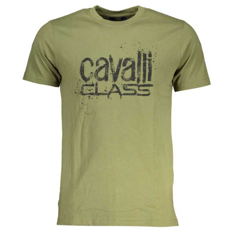 Cavalli Class Green Cotton T-Shirt, theFeinheit