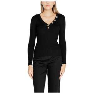 Morgan De Toi Black Viscose Tops & T-Shirt