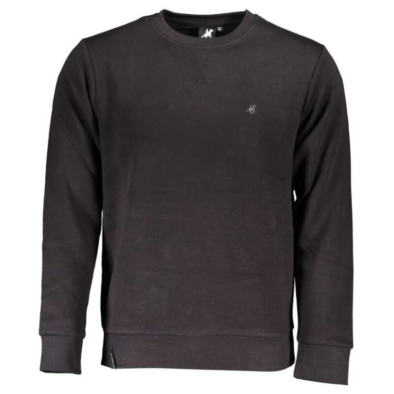 U.S. Grand Polo Black Cotton Sweater, theFeinheit