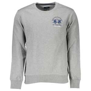 La Martina Brown Cotton Men Sweater