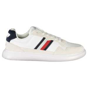 Tommy Hilfiger White Leather Men Sneaker